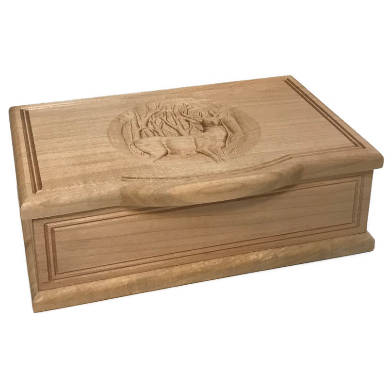 Deer in Woods Keepsake Box