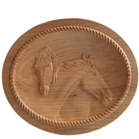 Horse Love Oval Custom Wood Sign