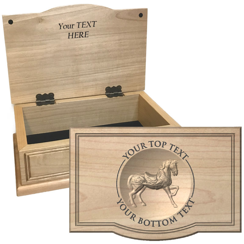 Carousel Horse Mini Keepsake Box
