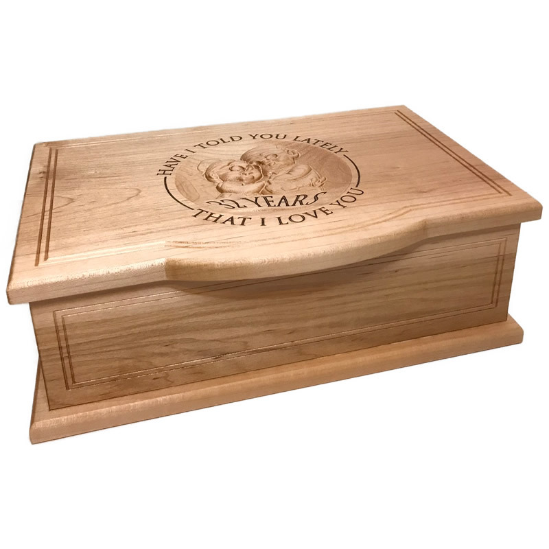 Anniversary Hug Keepsake Box