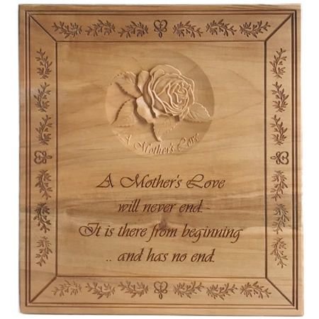 Mothers Love Custom Wood Sign