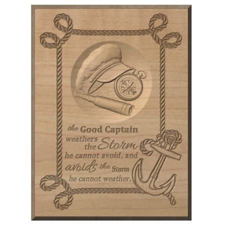 Good Captain Custom Wood Sign