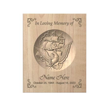 Navy Urn Keepsake Box