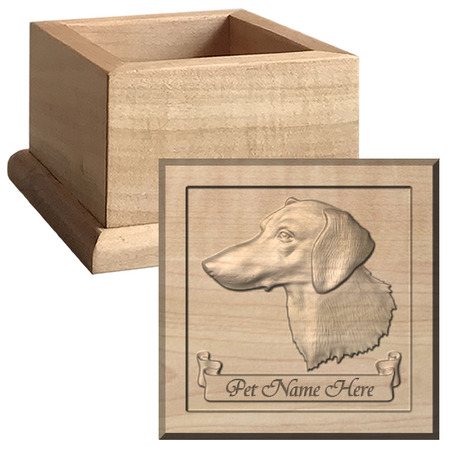 Dachshund Short Hair Mini Keepsake Box