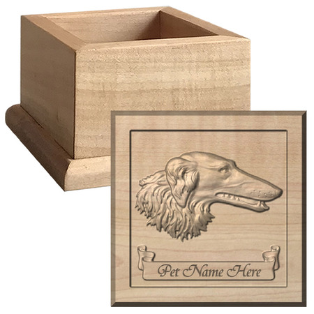 Russian Wolfhound Mini Keepsake Box