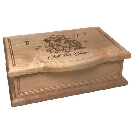 Turtle Got the Blues Keepsake Box