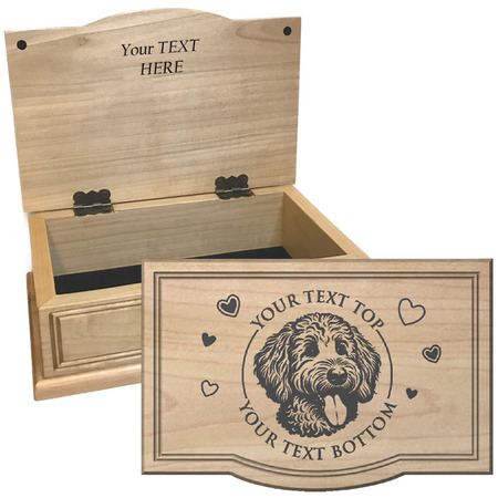 Goldendoodle Keepsake Box