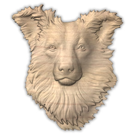 Bordie Collie Wall Art Plaque