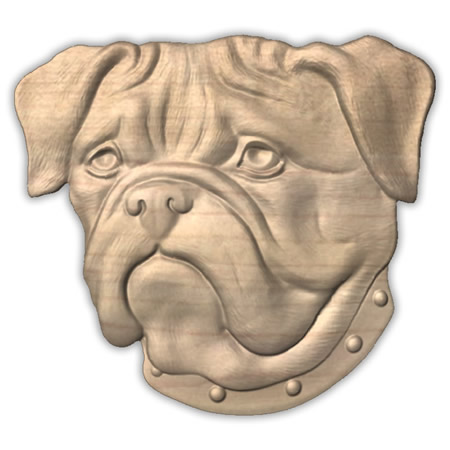 Bulldog Wall Art Plaque