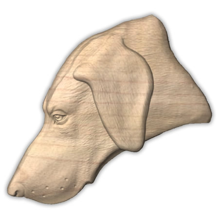 Pointer Wall Art Plaque