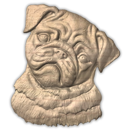 Pug Wall Art Plaque