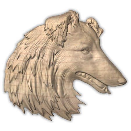 Scotch Collie Wall Art Plaque
