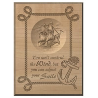 Custom Wood Signs Tall Ship Rope Cus..