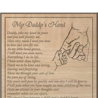 Custom Wood Signs Daddys Hand Custom..