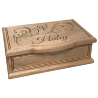 Keepsake Boxes Name Scroll Keepsake Box