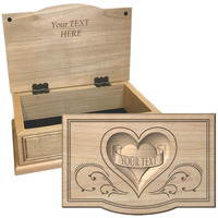 Keepsake Boxes Heart Keepsake Box