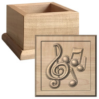 Music Note Mini Keepsake Box
