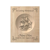 Keepsake Urn Boxes Tall Ship Urn Keep..