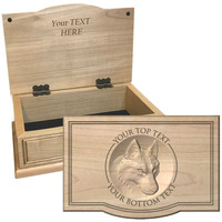  Siberian Husky Keepsake Box