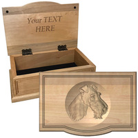 Keepsake Boxes Classic Wire Fox Terrier K..