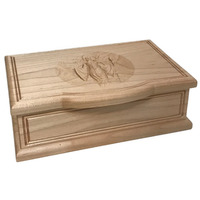Keepsake Boxes Angel Flowers Carv..