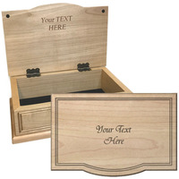 Personalized Top Keepsake Box