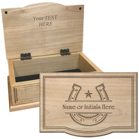 Keepsake Boxes Horse Shoe Monogra..