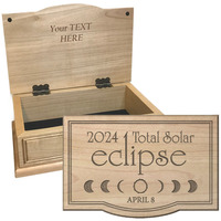 Keepsake Boxes Solar Eclipse 2024..