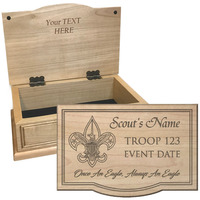  Eagle Scout Carve Keepsake Box