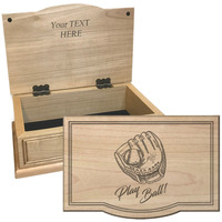 Keepsake Boxes Baseball Glove Kee..