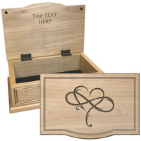Keepsake Boxes Infinity Heart Car..