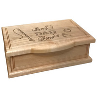 Keepsake Boxes Best Dad Ever Fishing Keepsake Box