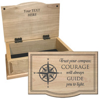 Keepsake Boxes Compass Courage Ke..