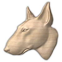 Wall Art Plaques Dogs Bull Terrier Wall ..