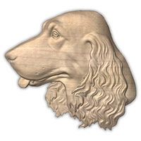 Wall Art Plaques Dogs Field Spaniel Wall..