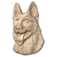 Wall Art Plaques Dogs German Shepherd Wa..