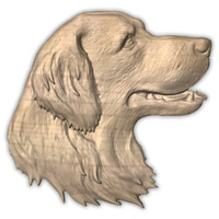 Wall Art Plaques Dogs Golden Retriever W..