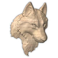 Wall Art Plaques Dogs Siberian Husky Wal..