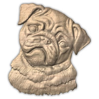Wall Art Plaques Dogs Pug Wall Art Plaqu..