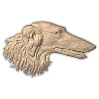 Wall Art Plaques Dogs Russian Wolfhound ..
