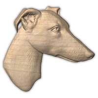 Wall Art Plaques Dogs Whippet Wall Art P..